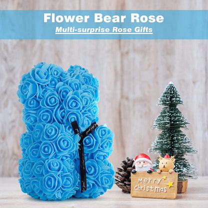 Valentines Day Gifts, Valentines Day Rose Gifts Teddy Bear for Her, Handmade Bear Rose Gifts, Gifts for Women, Eternal Happy Birthday, Mother'S Day, Ladies Wedding, Valentine'S Day1